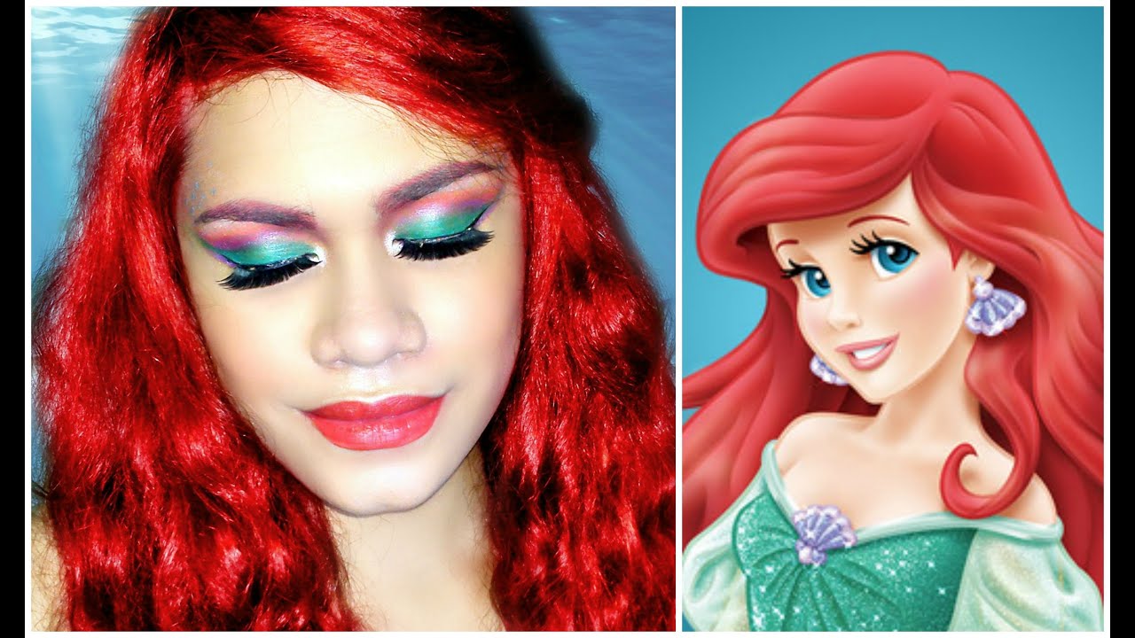Disney Princess : The Little Mermaid ''ARIEL'' Makeup Tutorial