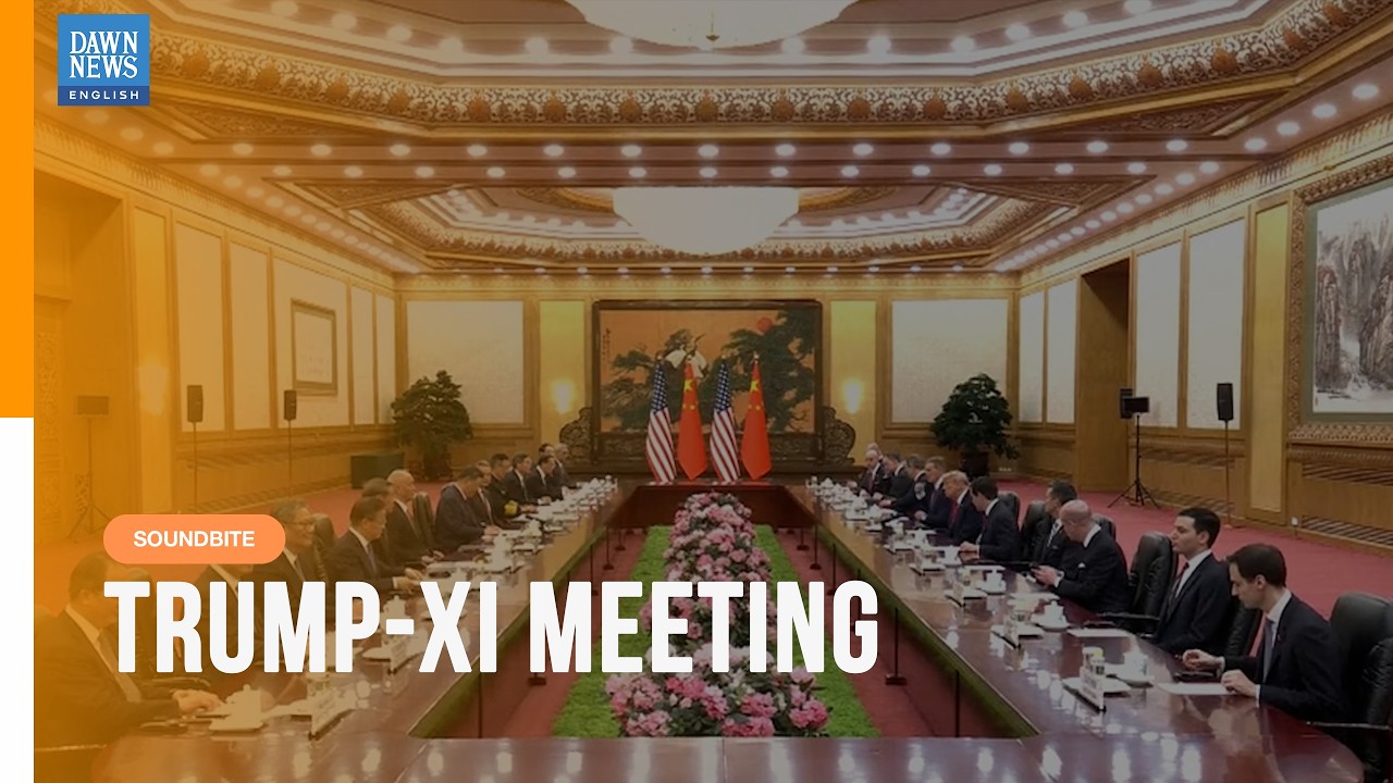 US President Trump Participates in a Bilateral Meeting with the Chinese President Xi
