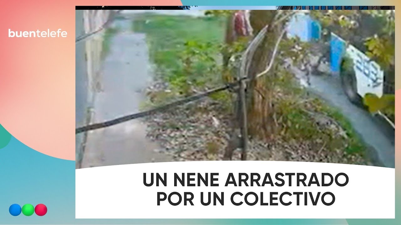 Un NENE de 5 A&Ntilde;OS fue ARRASTRADO una cuadra por un COLECTIVO #BuenTelefe