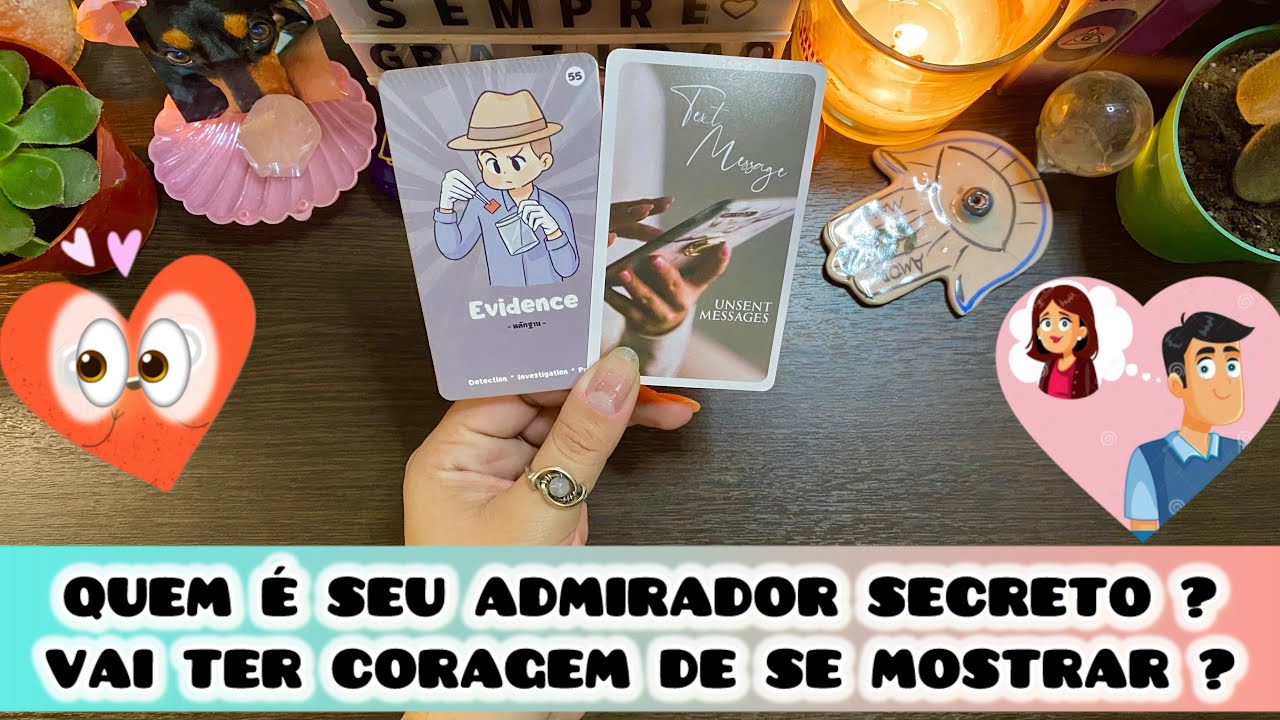 👀🥰 LOUQUINHO/A POR VOCÊ! ESSE É SEU ADMIRADOR SECRETO! VAI TER CORAGEM ? | #tarot #tarotinterativo