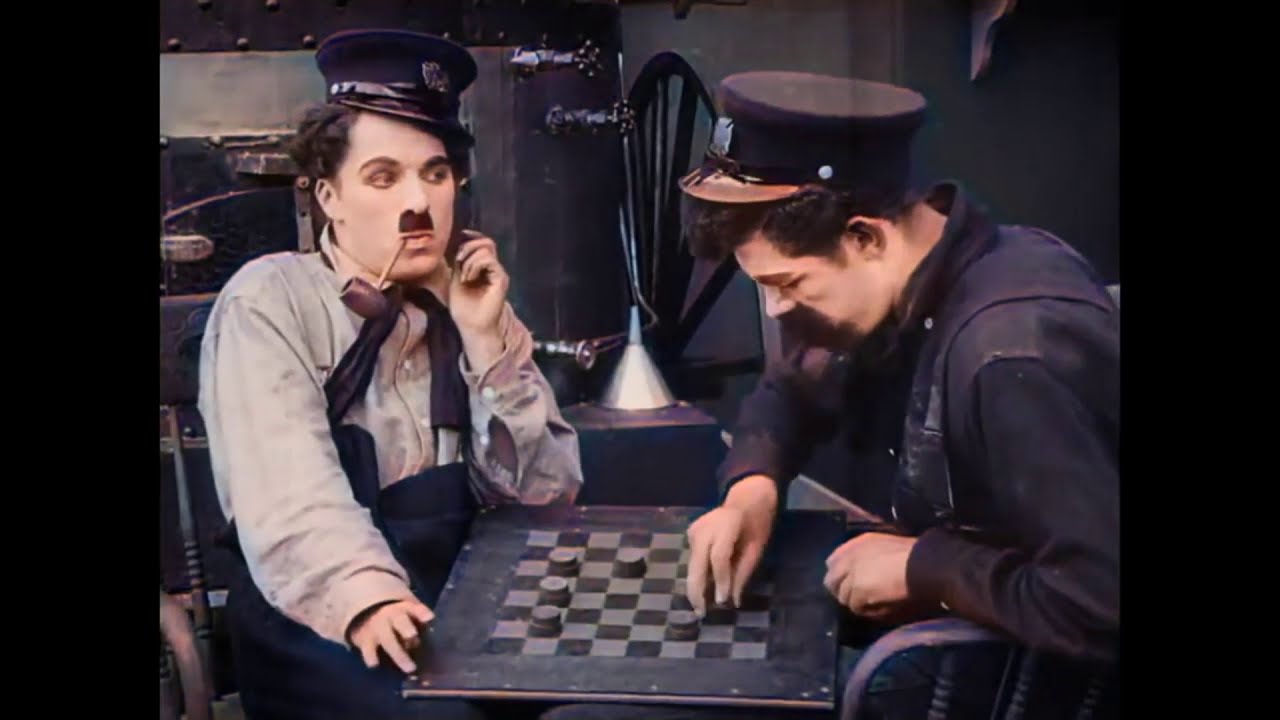 EL BOMBERO / Charles Chaplin ✪ PEL&Iacute;CULA COMPLETA A COLOR