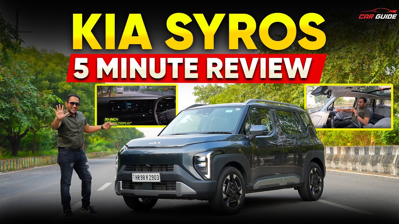 5 Min Review of Kia Syros SUV 🔥  Mileage 🔥 Best Variant 🔥 Petrol 🔥 Diesel 🤯 Hyundai Venue 2025 Rival