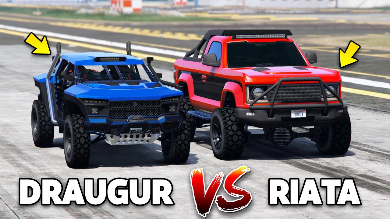 GTA 5 Online: DRAUGUR VS RIATA (WHICH IS FASTEST?)