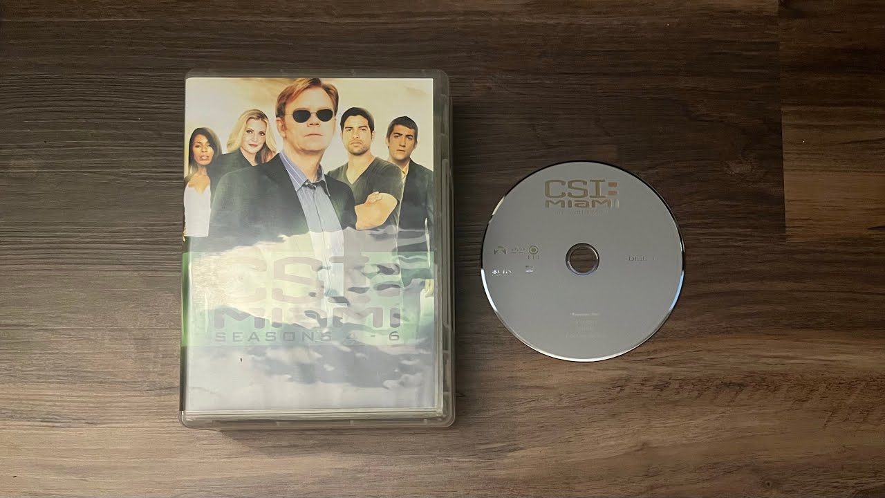Opening To C.S.I. Miami: The Complete Sixth Season 2007 (2008 DVD) Disc One