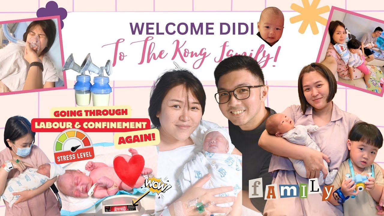 V40 Birth Vlog in KKH! Welcome Didi!