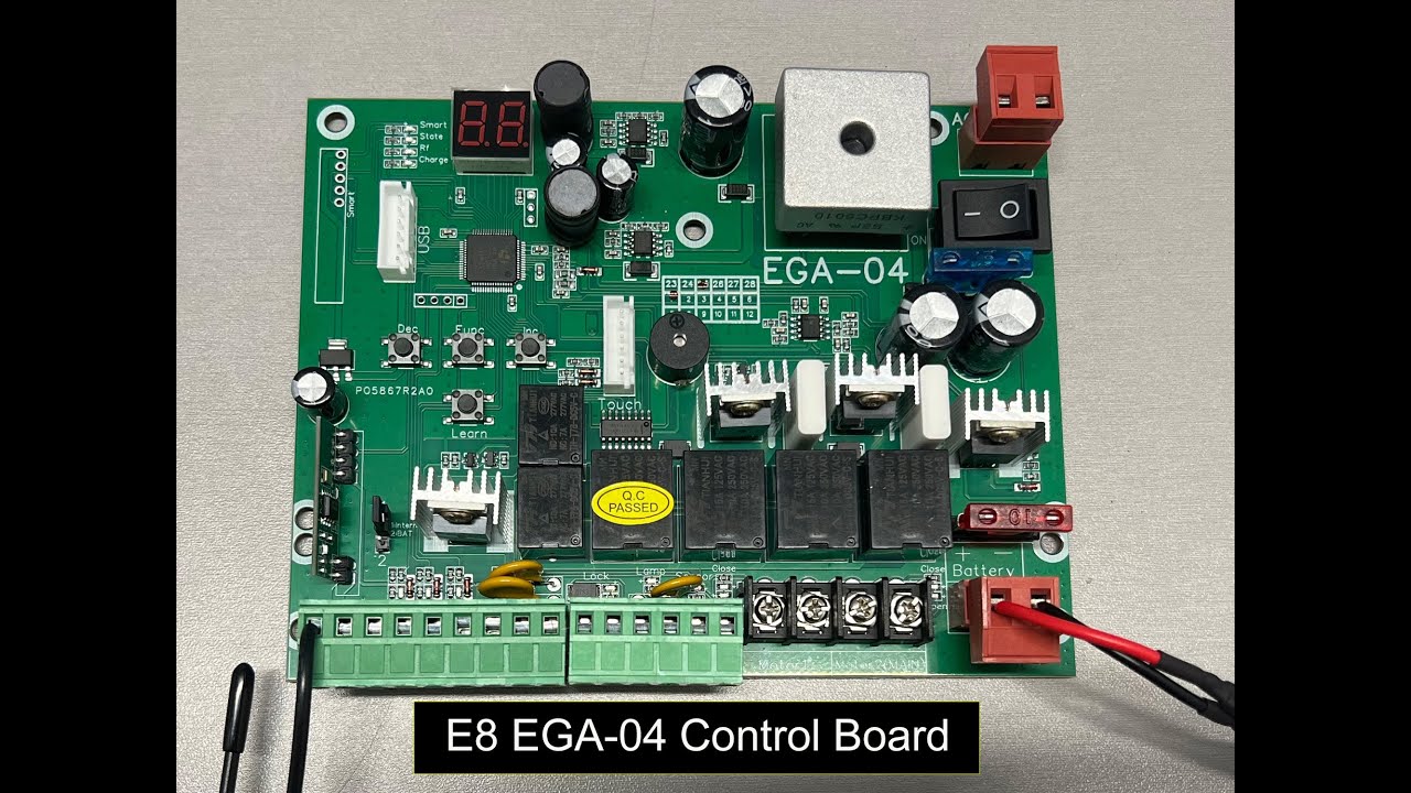 E8 500 Travel Function with EGA04 - new version