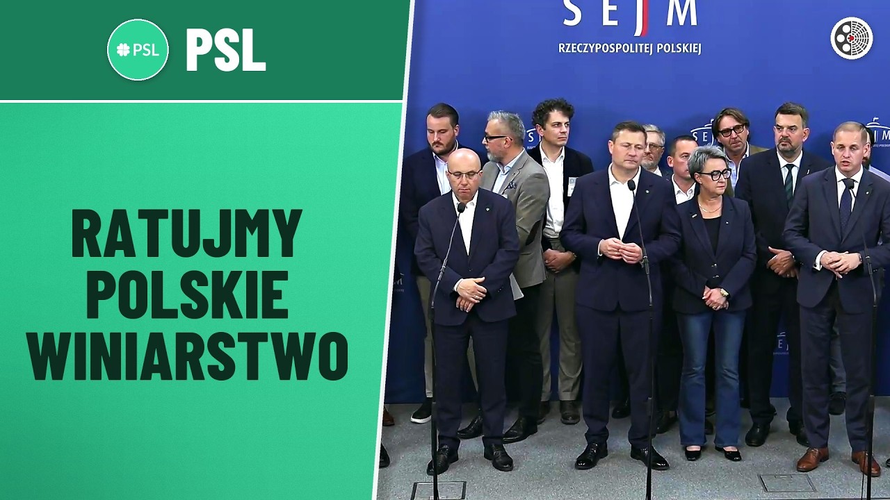 PSL: Nowe przepisy mogą zagrozić polskim winnicom