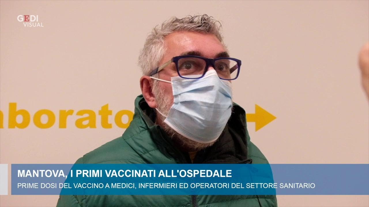 Mantova, vax day all'ospedale. De Donno: «Ripartiamo»