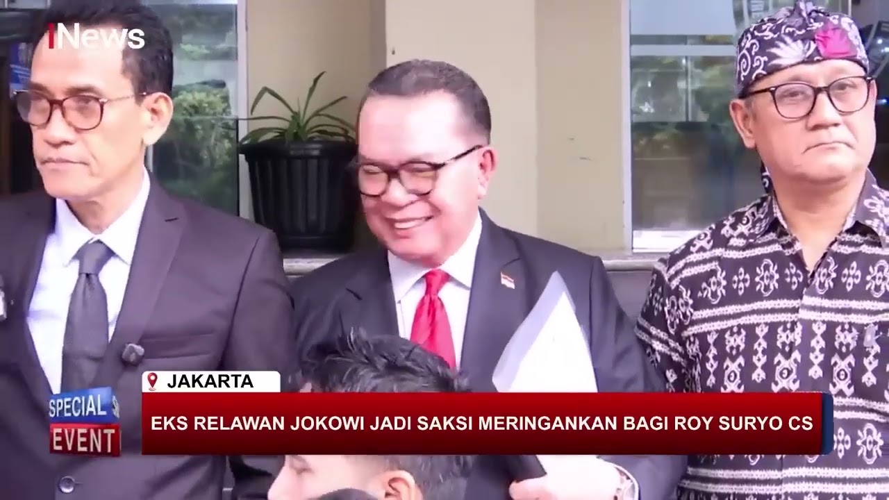 FULL Banyak Fakta Terungkap! Eks Relawan Jokowi Jadi Saksi Roy Suryo Cs | Trijaya Update