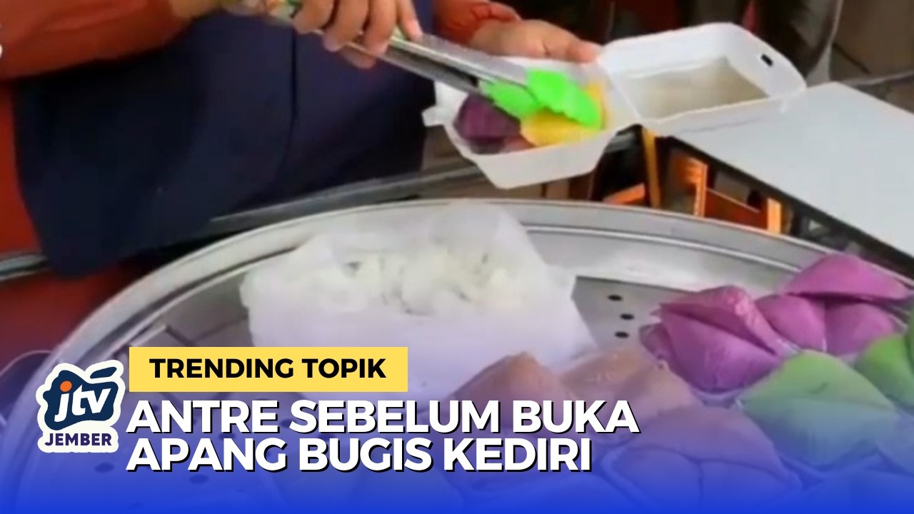 Ludes 20 KG Per Hari! Kue Apang Panas Khas Bugis Viral di Pare Kediri