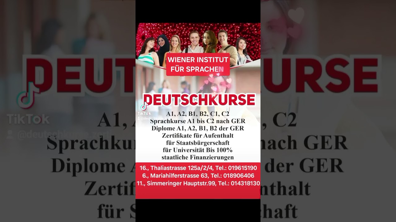 DEUTSCHKURSE A1 DEUTSCHKURSE A2 DEUTSCHKURS B1