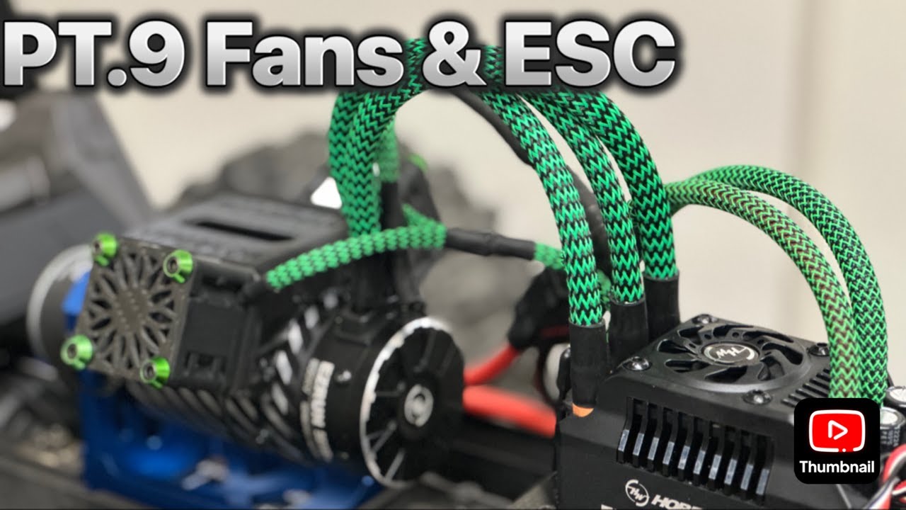 Traxxas XRT Build PT.9 - Hyperflow Fans And Max5g2 ESC