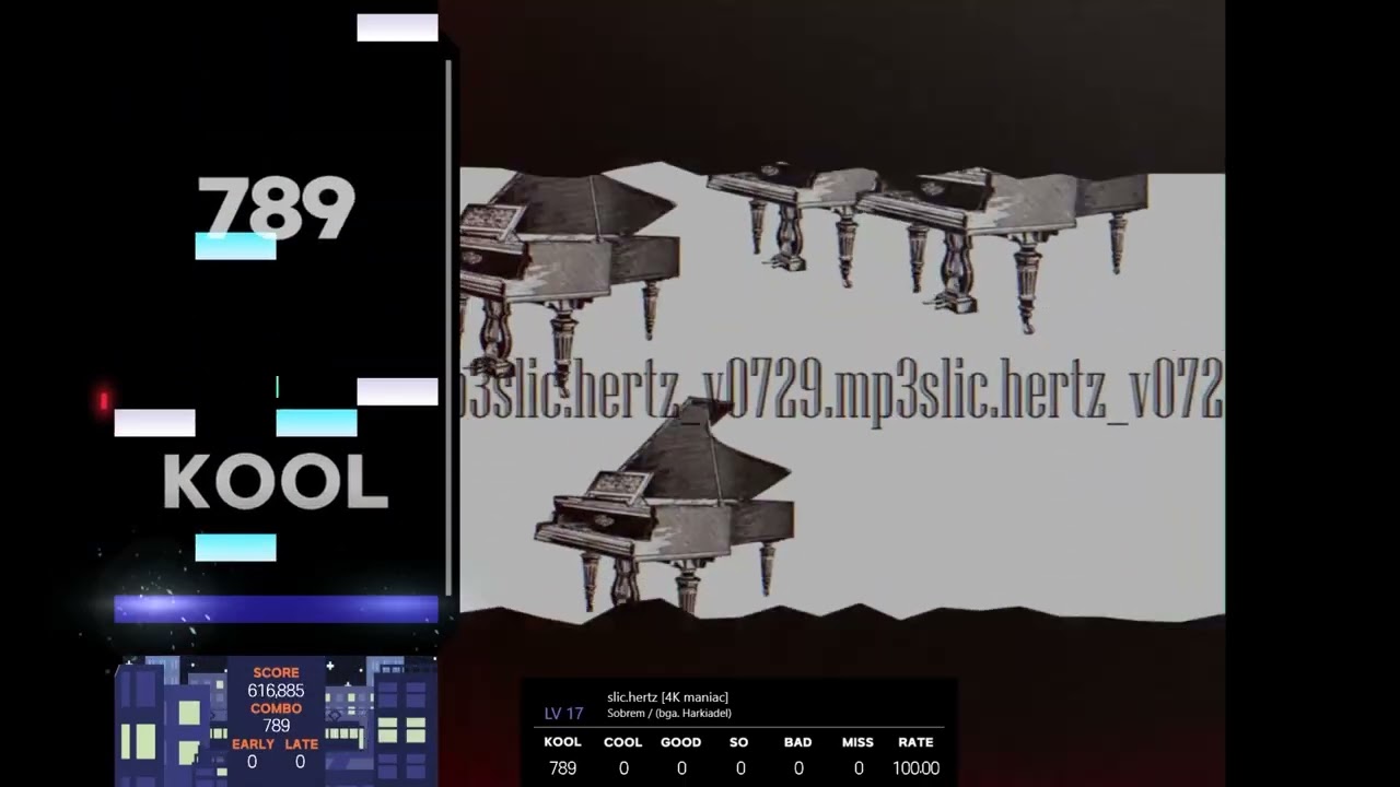 [자작채보]slic.hertz [4k maniac]
