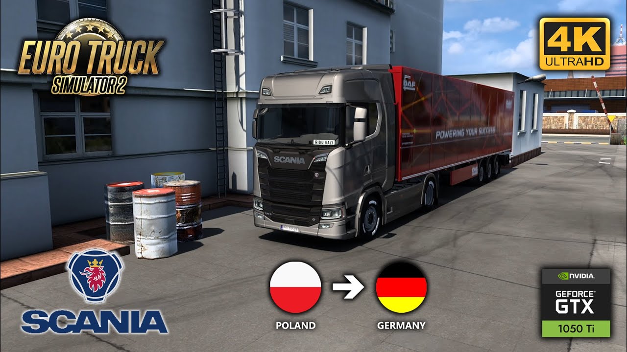 Euro Truck Simulator 2 Gameplay 4K | SCANIA S730 V8 |  Poland to Germany