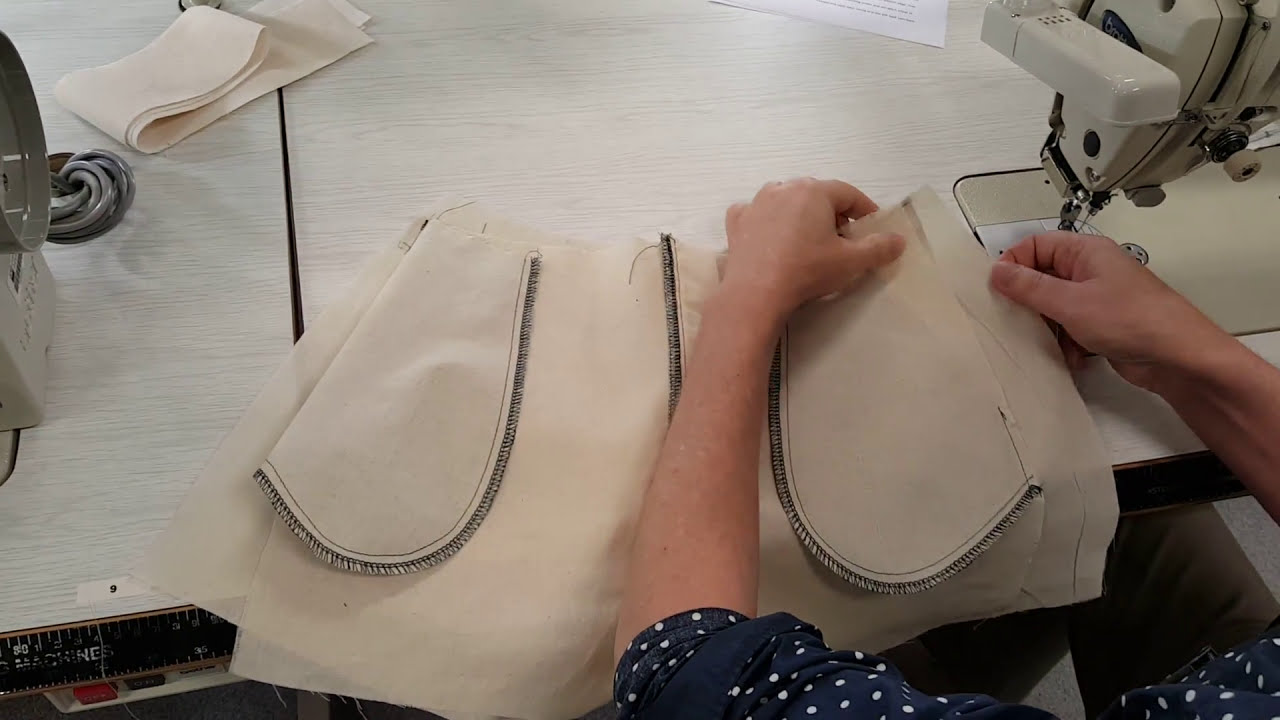 Sewing tailored shorts Part 9: side seams