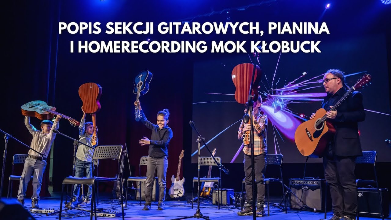 Popis Sekcji Gitarowych, Pianina i Homerecording MOK Kłobuck 2025