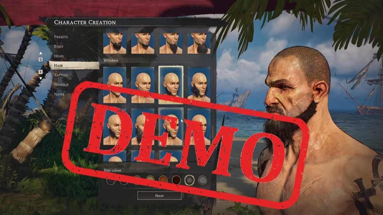 Windrose Demo: Character creation P.1 (2/22/26)
