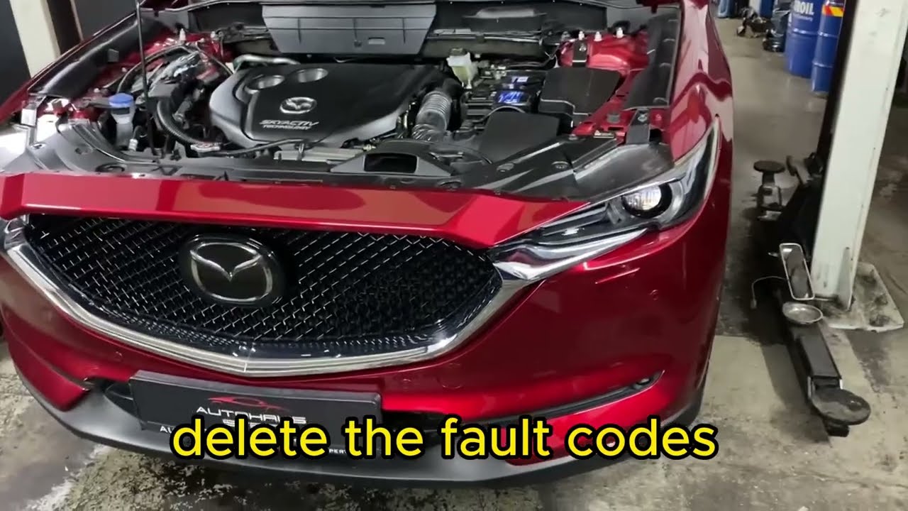 MAZDA CX5 KF BATTERY REPLACEMENT CHANGE BATTERIE WECHSELN START STOP PROBLEM U3003