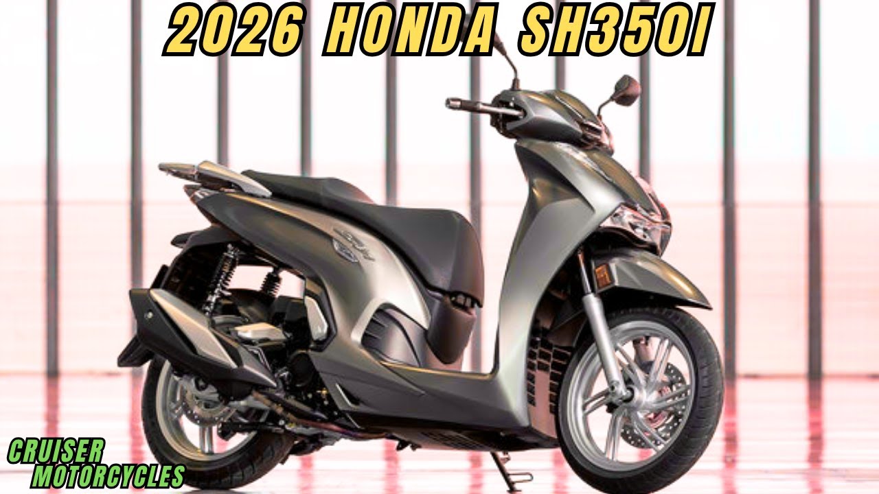 Honda SH350i 2026 года | Двигатель, особенности, характеристики и цена: полный обзор!