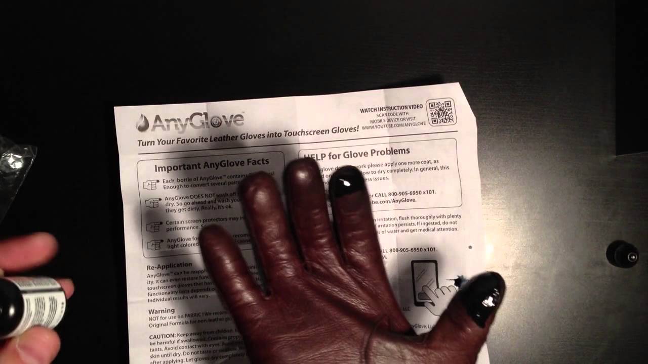 ANYGLOVE, fes tàctils els teus guants de pell - Make your leather gloves touchscreen compatible