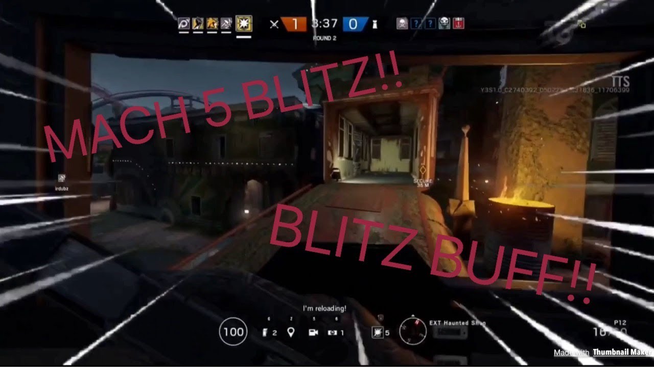 MACH 5 BLITZ-Blitz Buff 2 Speed Operation Chimera Rainbow Six Siege