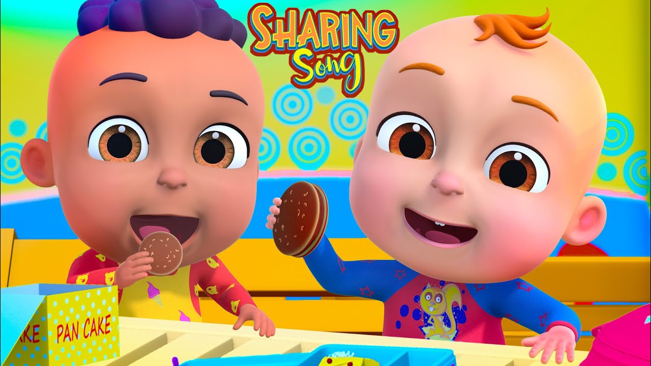 Sharing Song | Nursery Rhymes & Kids Songs | Demu Gola Rhymes | Learning Songs For Children