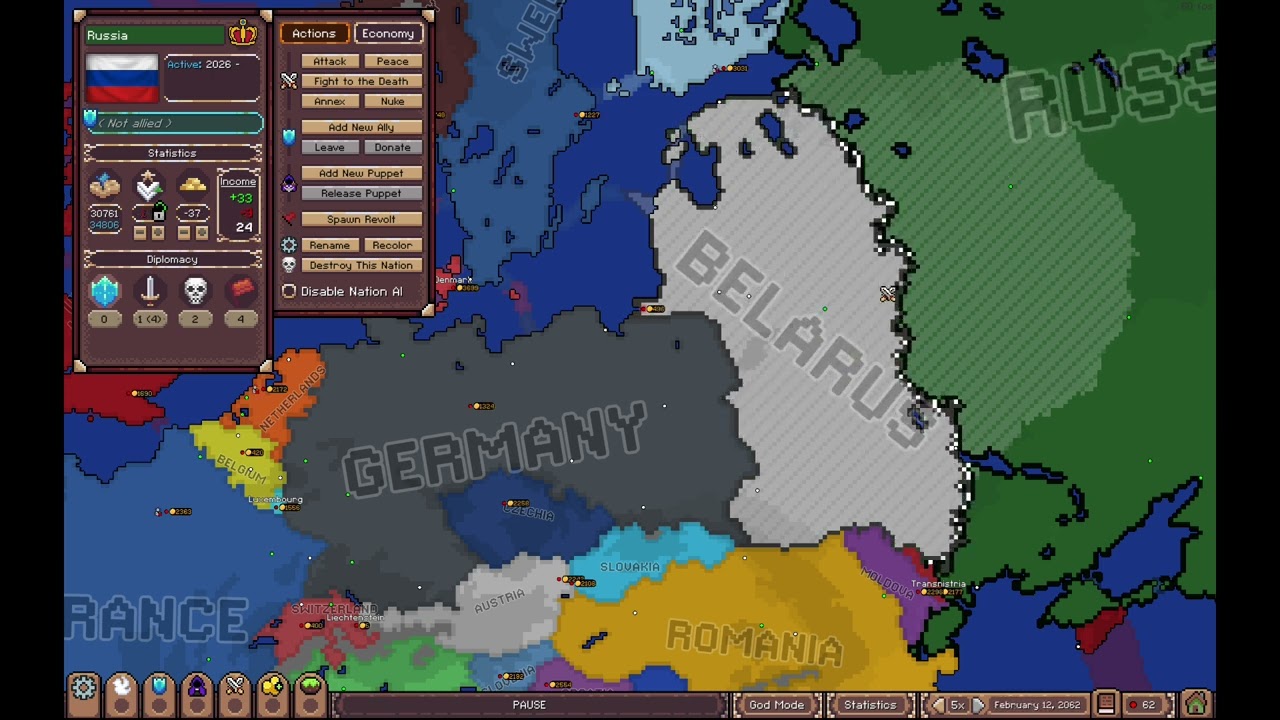 Russia 🇷🇺 vs Baltics and Belarus 🇧🇾 