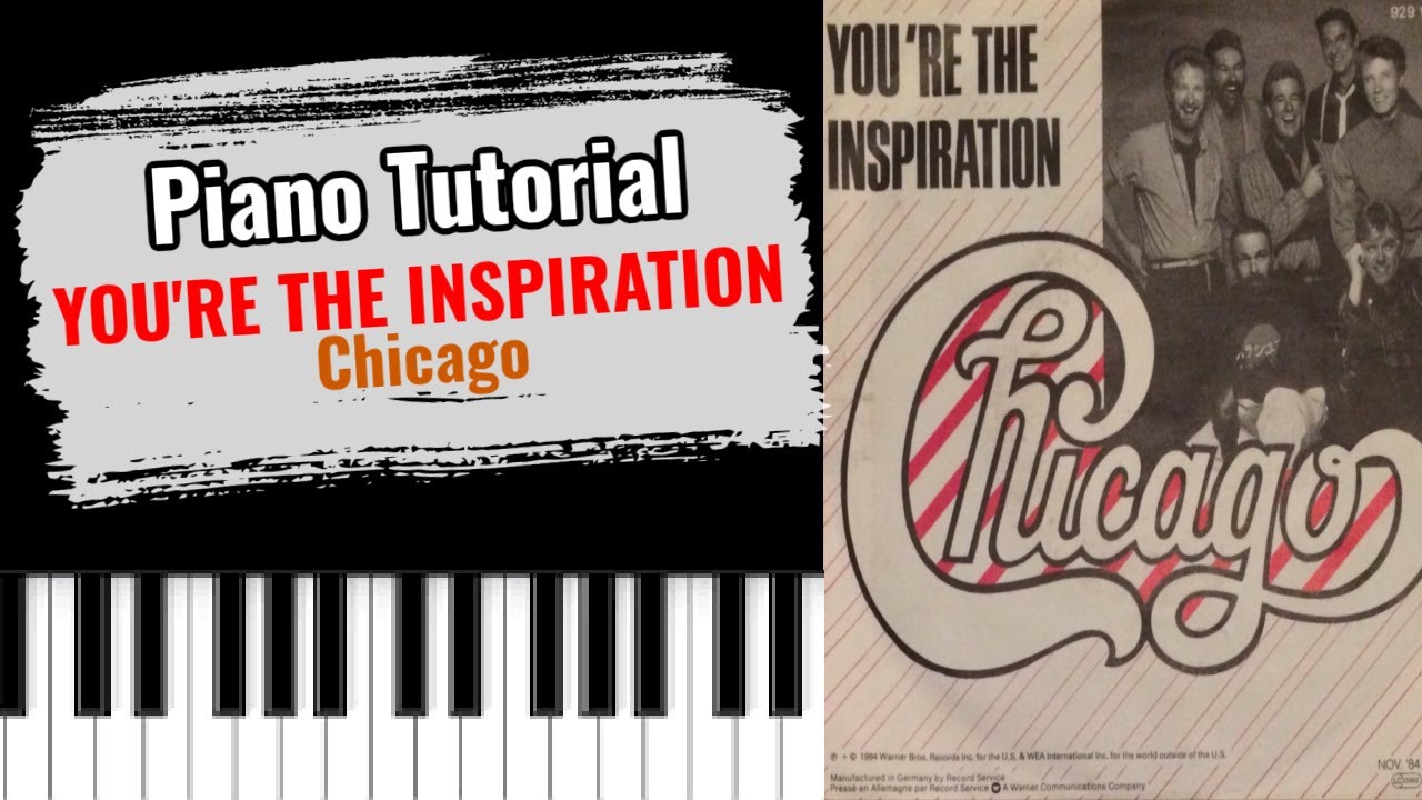 🎹YOU'RE THE INSPIRATION by Chicago (easy piano tutorial lesson free)