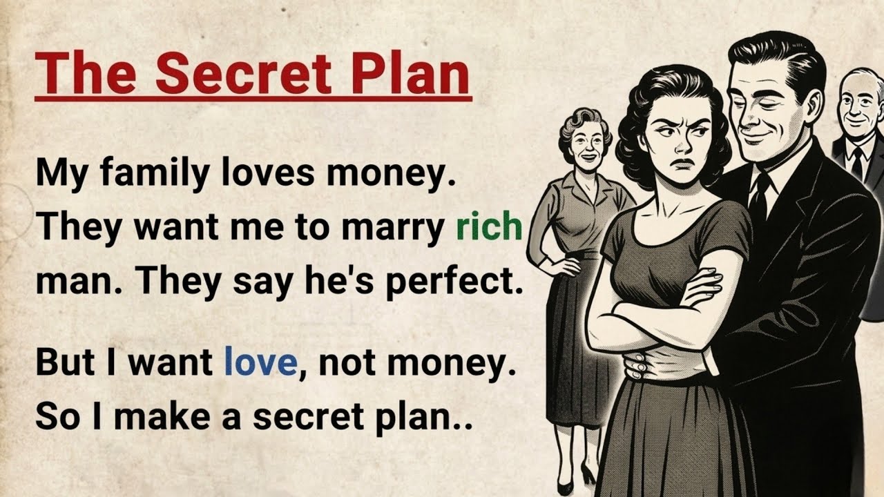 Learn English through Stories Level 3 ⭐ The Secret Plan – Graded Reader | English Audio Podcast