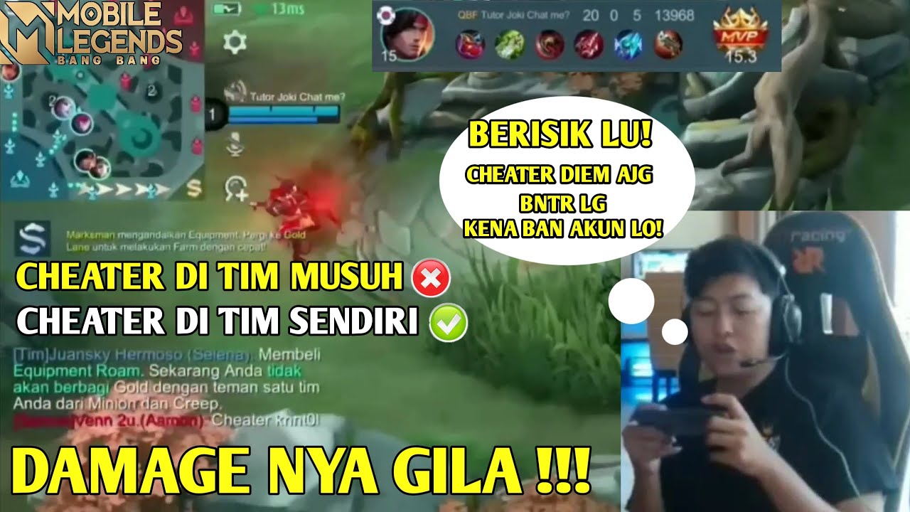REAKSI RRQ PSYCHO DAN PAI KETIKA KETEMU CHEATER YSS YANG VIRAL DI TIKTOK SEKALI HIT MATI