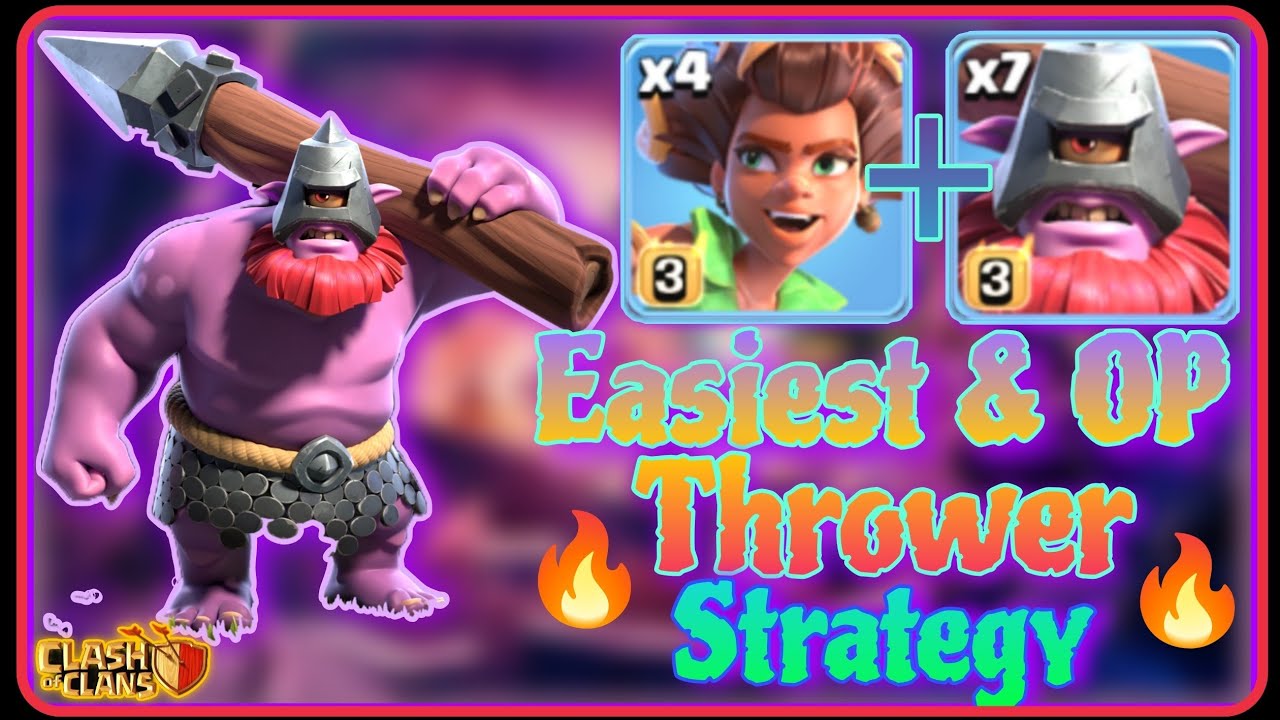 Easiest & OP Thrower Strategy. Any One Can Play. Army 👇