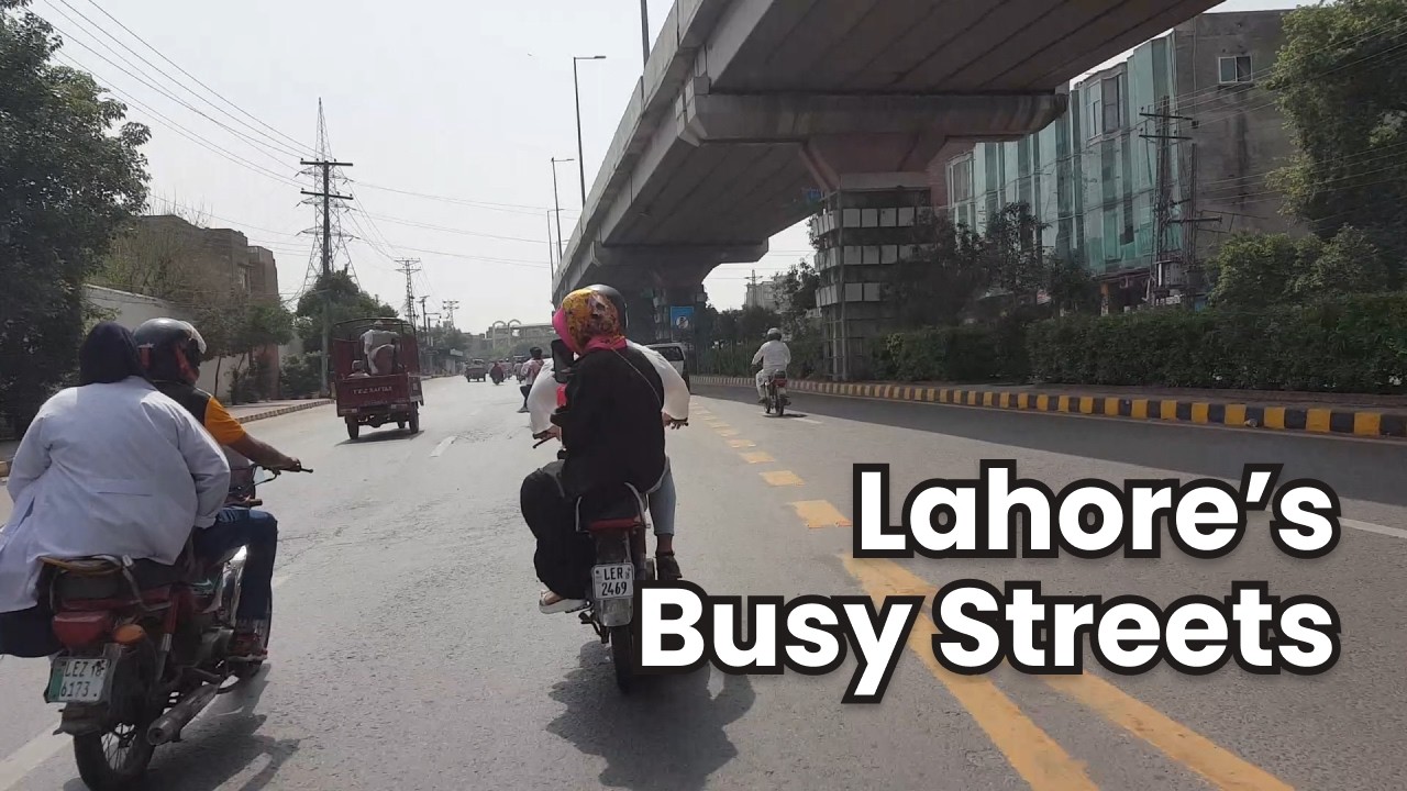 Lahore Daily Commute | Navigating Ferozepur Rd 🚦 to Johar Town 🏍️ | 14-Sep-2024