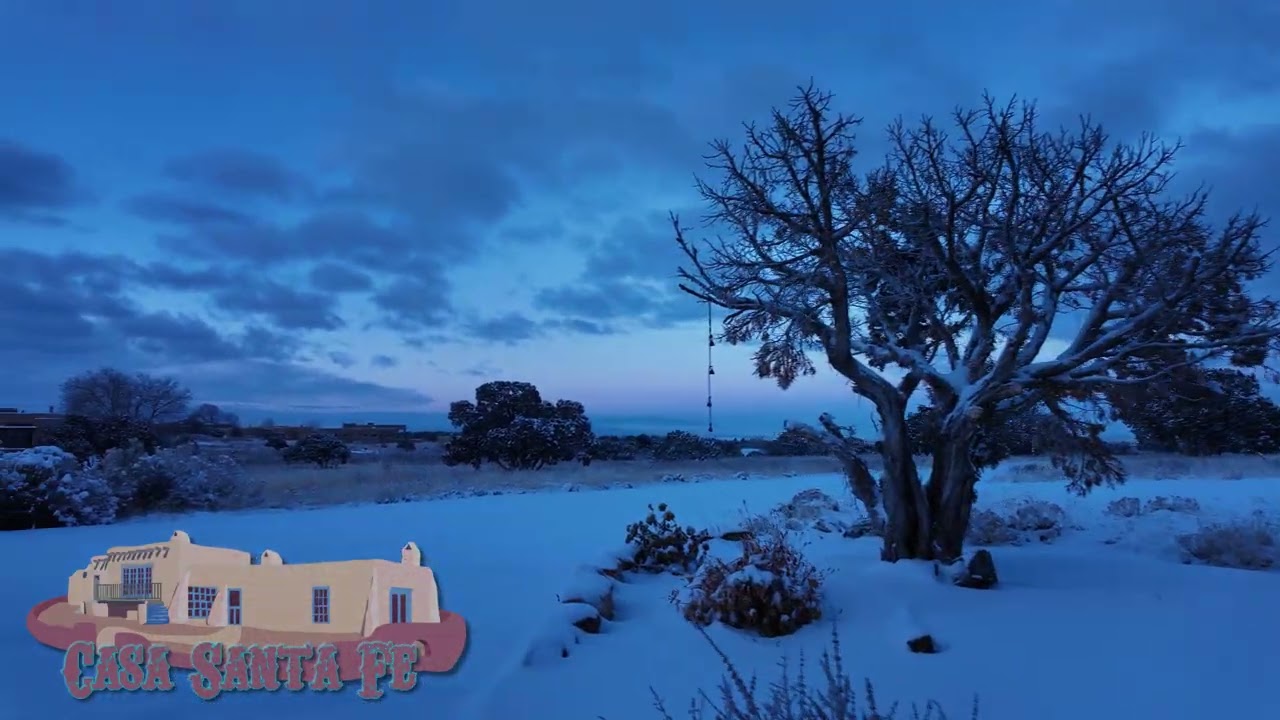 Snowy Santa Fe Morning