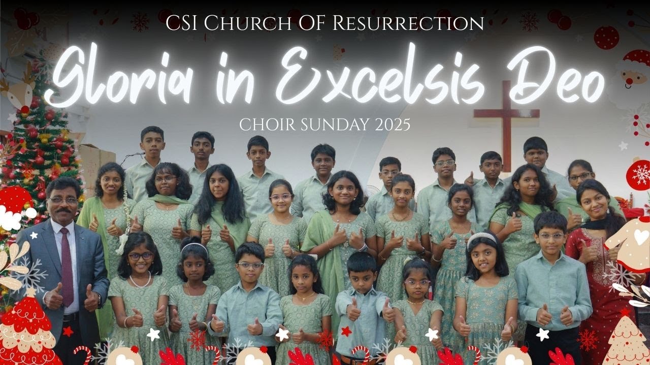 Наш юниорский хор сияет для Иисуса | Gloria in Excelsis Deo | Хоровое воскресенье 2025 г. | Рожде...