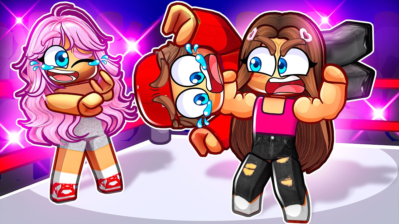 Mes FANGIRLS me CASSE la FIGURE sur Roblox WWE !