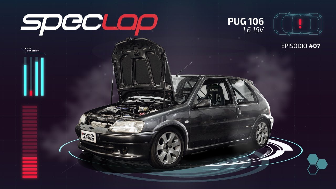 PUG 106 1.6 16v de Track Day! - SpecLap Ep.7