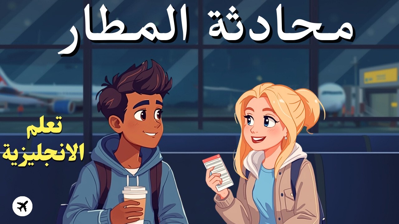 كيف تتحدث الإنجليزية في المطار؟ محادثة كاملة وبسيط