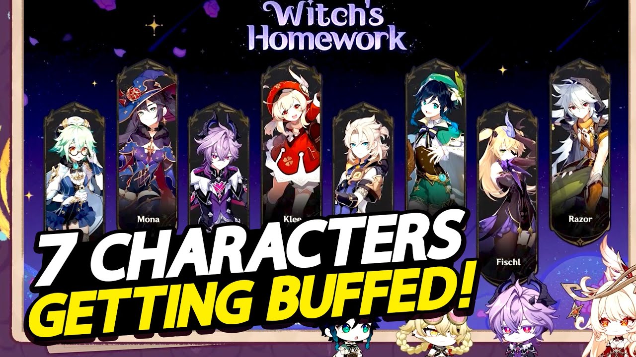 GENSHIN IS BUFFING OLD CHARACTERS! Hexerei Buffs Explained