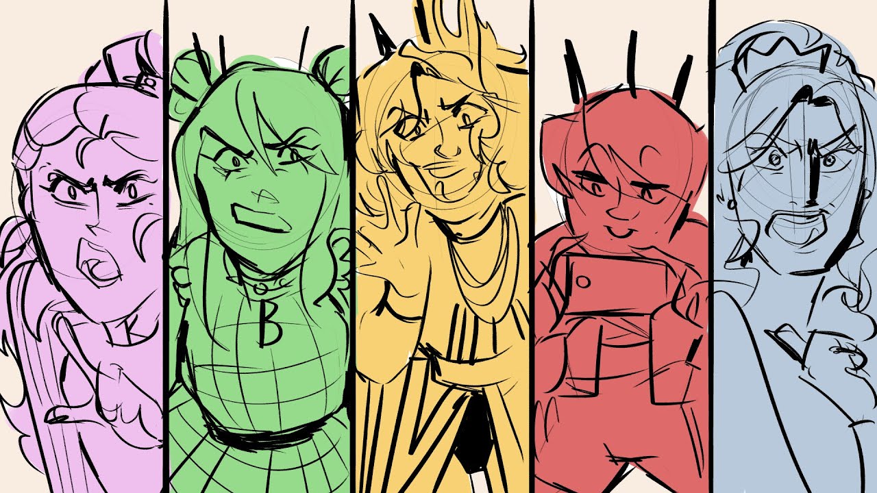 Queens Fight Scene || SIX Animatic