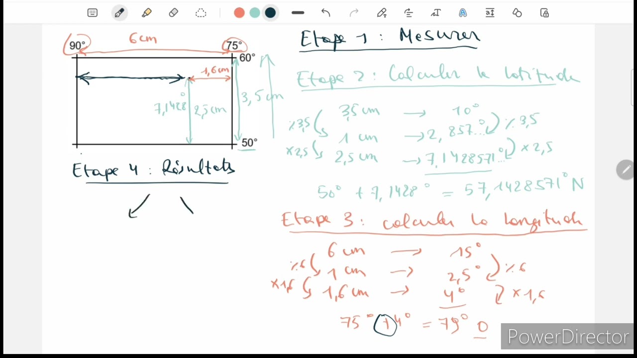 Calculer des coordonnées géographiques