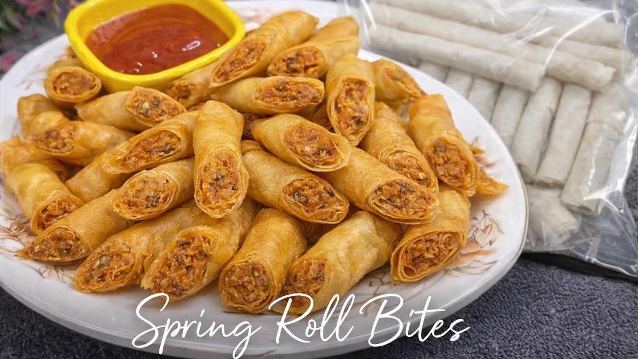 Ramzan Special Crispy Chicken Spring Roll | Iftar Ke Liye Perfect Snack