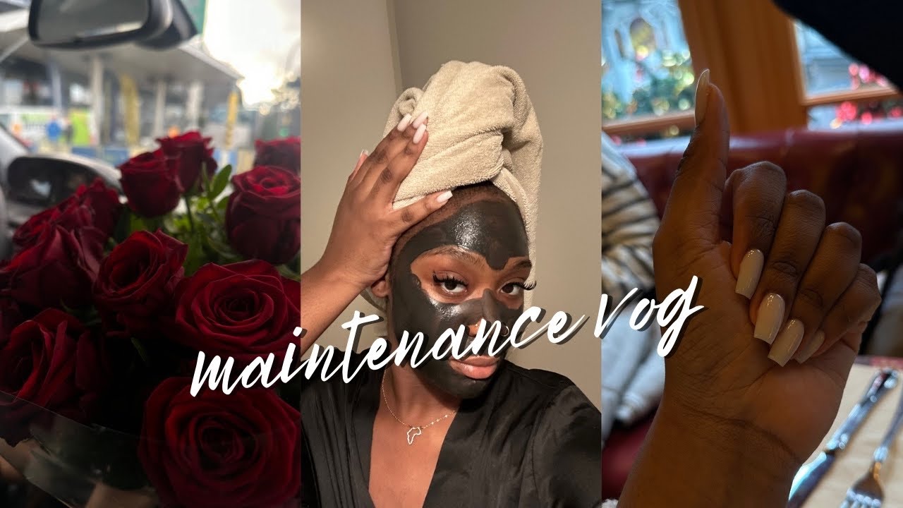 MAINTENANCE VLOG: je prends soins de moi | cils, waxing, manucure, pédicure, skin care, tresses etc