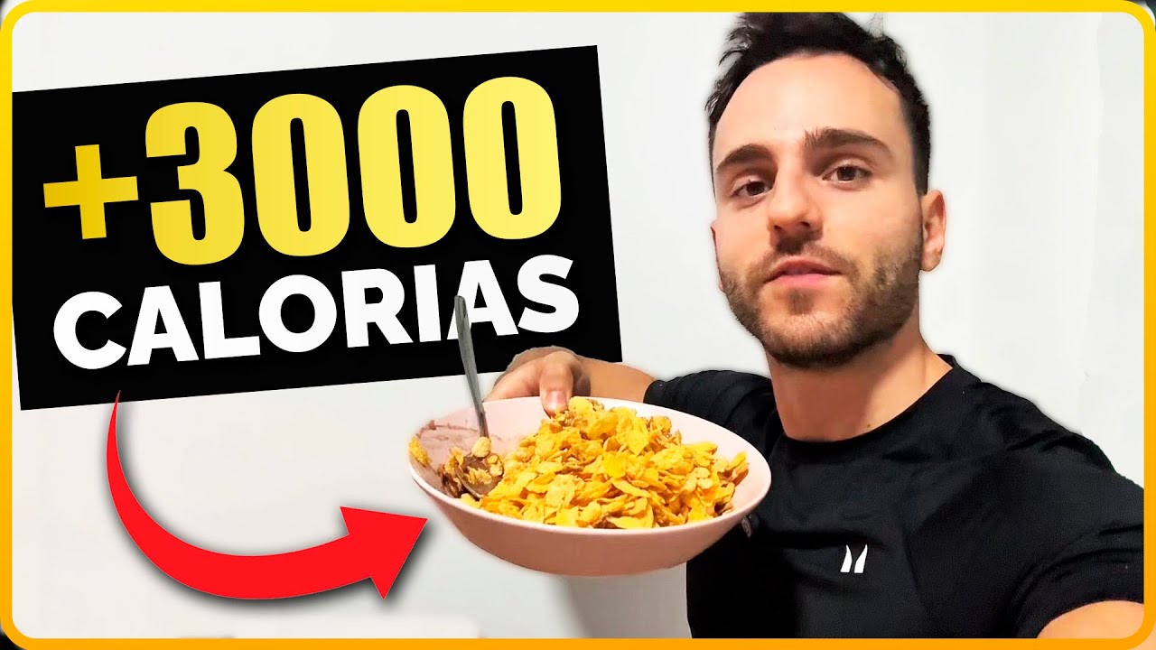 Esta es mi Dieta de Volumen Limpio +3000 Calorias | Makina