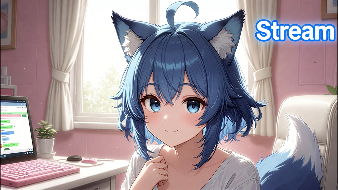 Сидим и думаем пойти в Геншин  #Ruvtuber #vtuberru  #Aoi_Hana  #genshinimpact