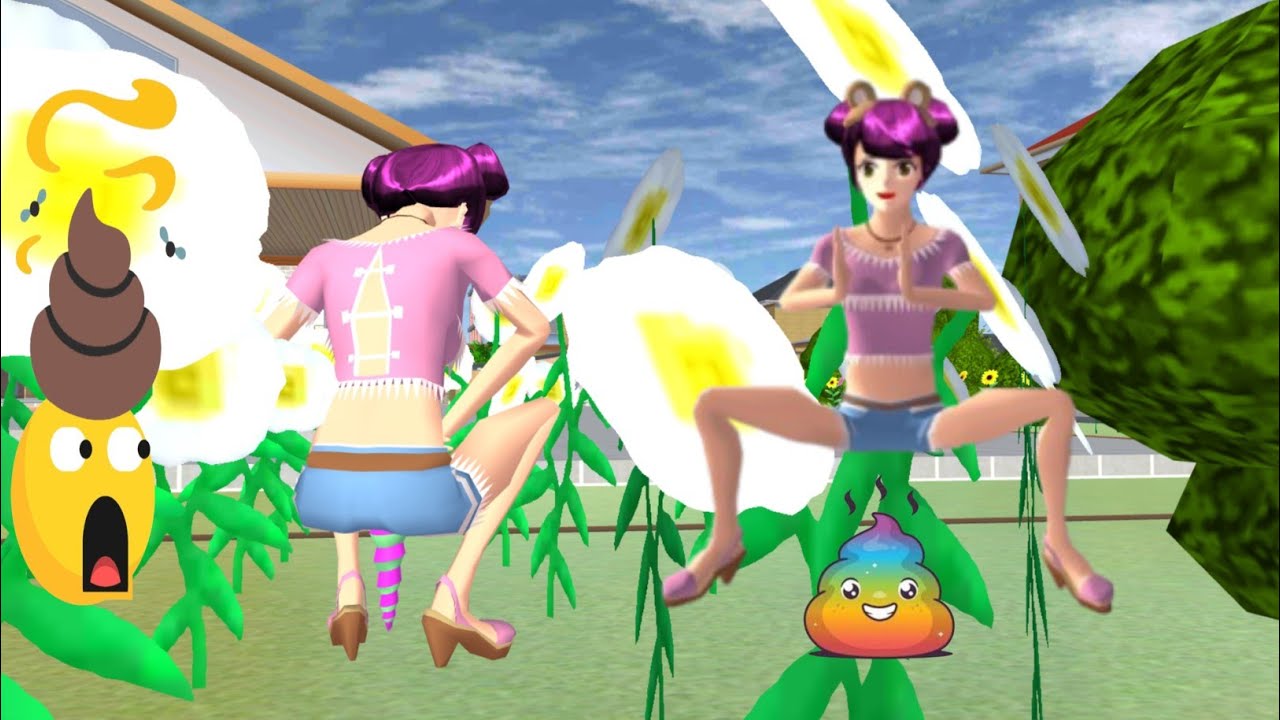 Kebelet Eek 💩💩 Sakura Eek Warna Pelangi 🌈🌈 🤣 Sakura School Simulator