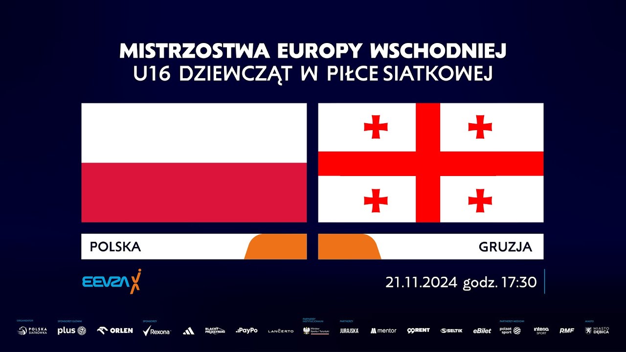 Mistrzostwa Europy Wschodniej U16 Dziewcząt w Piłce Siatkowej: Polska - Gruzja