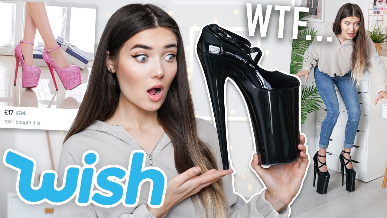 ПРИМЕРЯЮ ОЧЕНЬ СТРАННУЮ ОБУВЬ ОТ WISH... ЧТО ЭТО ЗА ТАКОЕ!?