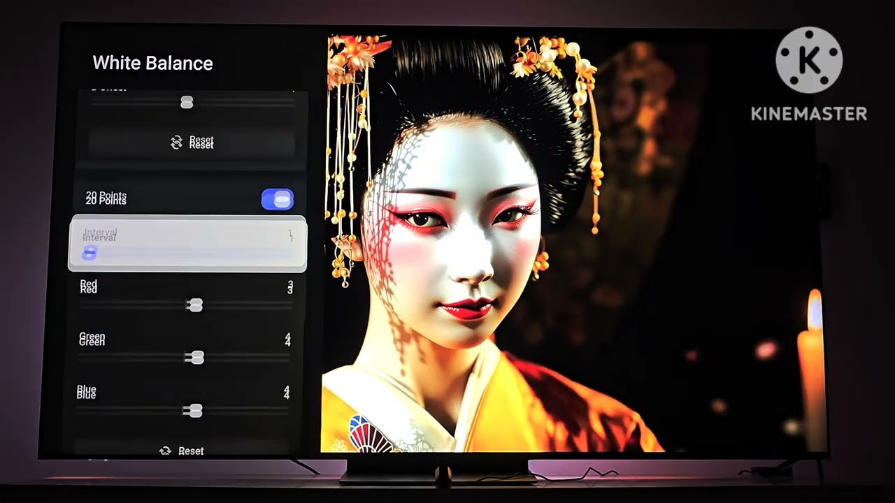 TCL C8k C7k TrueLuminance Calibration Settings 