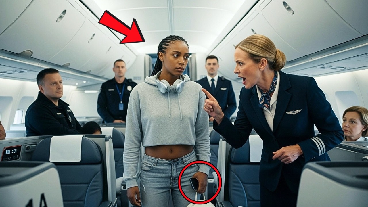 Flight Attendant Shouts at a Black Teen Girl — She Makes One Call, and the Entire Plane is Grounded