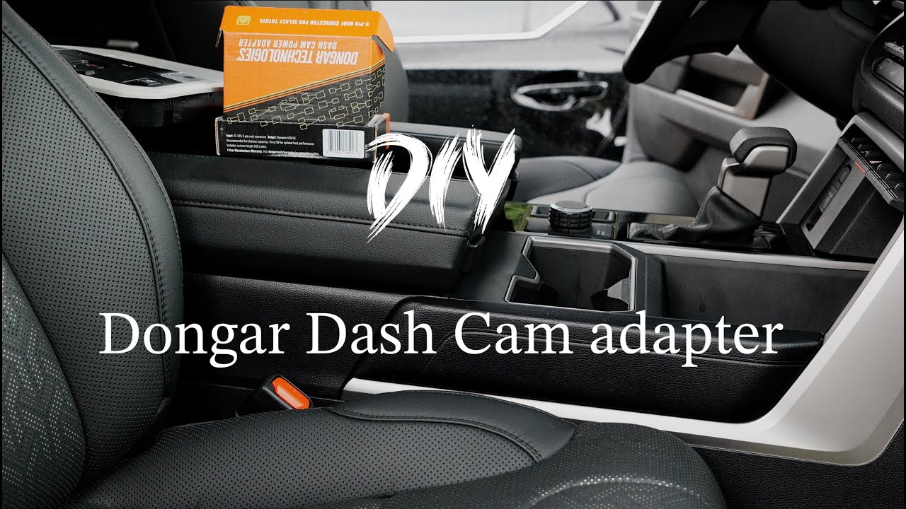 2024 Toyota Tundra Dongar Dash-cam adapter (silent install)